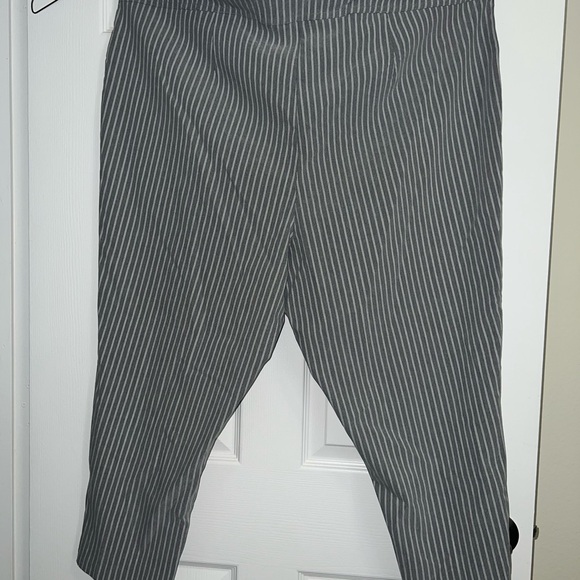 Maurices Gray and White Striped Trousers - Picture 5 of 6